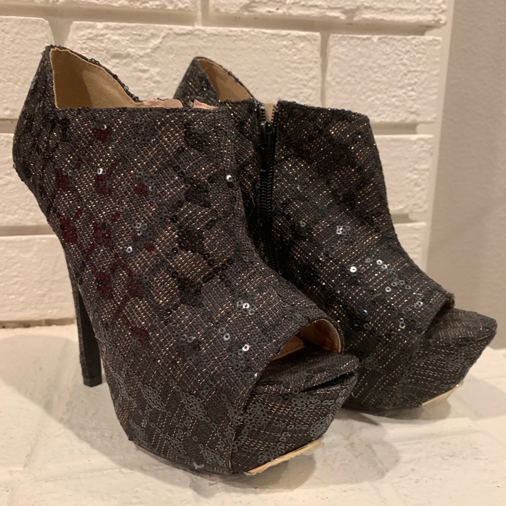 Shoedazzle x Paperfox Diamond Booties